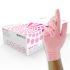 Unigloves GP0*** Pink Powder-Free Nitrile Disposable Gloves, Size M, Food Safe, 100 per Pack