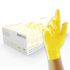 Unigloves GP0*** Yellow Powder-Free Nitrile Disposable Gloves, Size XS, Food Safe, 100 per Pack