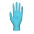 Unigloves 使い捨て手袋 医療用、最小リスク 100入り 青, パウダーフリー, サイズ：S