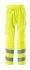 Mascot Workwear 15590-231 Yellow Breathable, Lightweight Hi Vis Work Trousers, 43in Waist Size