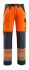Mascot Workwear 15979-948 Orange/Navy Breathable, Dust Protection, Lightweight Hi Vis Work Trousers, 35in Waist Size