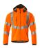 Mascot Workwear 20502-246 Orange Unisex Hi Vis Softshell Jacket, 100 cm