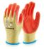 Beeswift Orange Latex Coated Cotton Abrasion Resistant, Cut Resistant, Puncture Resistant, Tear Resistant Work Gloves,