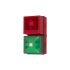 Jeladó - akusztikus jelzőkészülék kombináció, fényhatás: Villogó, szín: Zöld LED, Xenon, YL40 sorozat