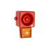 Clifford & Snell YL50 Hi Vis LED Dauer-Licht Alarm-Leuchtmelder Orange, 115 V ac