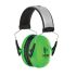 JSP Sonis Ear Defender with Headband, 27dB, Black, Green