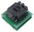 Seeit 0.5mm Pitch IC Socket Adapter, 24 Pin Female QFN to 24 Pin Male DIP