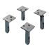 Rittal SO Series Steel Leveling Foot for Use with Enclosure VX, SE and PC, TS