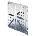 Rittal TS Series Sheet Steel Perforated Mounting Plate, 118mm W for Use with AE Series, AX, SE, TS, VX