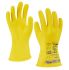 Tilsatec Pulse Yellow Rubber Electrical Safety Electrical Insulating Gloves, Size 11, XXL, Latex Coating