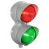 RS PRO Green, Red Traffic Light LED Beacon, 2 Lights, 12 → 24 V ac/dc, Surface Mount