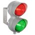 RS PRO Green, Red Traffic Light LED Beacon, 2 Lights, 120 → 240 V ac, Wall Mounting Bracket