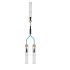 TE Connectivity QSFP-DD Multimode Round Fiber Cable Plug 2-Port 76 Pin-Position, 2418081-5