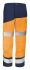 Pantalon Cepovett Safety 9B86 9570, taille 68 → 76cm, Orange/bleu marine, Unisexe, Haute visibilité