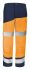 Pantalon Cepovett Safety 9B87 9570, taille 68 → 76cm, Orange/bleu marine, Unisexe, Haute visibilité