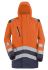 Veste haute visibilité Cepovett Safety 9P02 3038, Orange/bleu marine, taille M, Unisexe