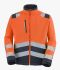 Veste haute visibilité Cepovett Safety 9S02 3042, Orange/bleu marine, taille XL, Homme