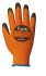 Traffi Classic Orange Elastane, HPPE, Nylon General Purpose General Handling Gloves, Size 8, Medium, Polyurethane