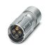 Phoenix Contact Circular Connector, 4 Contacts, Cable Mount, M17 Connector, Socket