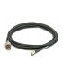 Cable coaxial Phoenix Contact, 50 Ω, con. A: Tipo N, Macho, con. B: RP-SMA, Macho Negro