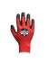 TG1125 Red Polyester (Liner) Safety Gloves, Size 11, XXL, Nitrile Foam Coating
