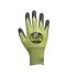 TG7360 Black, Green Elastane, HPPE, Nylon, Polyester Safety Gloves, Size 6, Polyurethane Coating