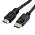 Roline Male DisplayPort to Male HDMI Display Port Cable, 3840 x 2160, 10m