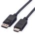 Roline Male DisplayPort to Male HDMI Display Port Cable, 4096 x 2560, 1.5m