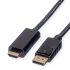 Roline Male DisplayPort to Male HDMI Display Port Cable, 3840 x 2160, 5m