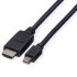 Roline Male DisplayPort to Male HDMI Display Port Cable, 1920 x 1200, 1.5m