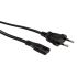 Roline Straight CEE 7/16 Plug to Straight IEC C7 Socket Power Cable, 3m