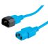 Roline Straight IEC C14 Plug to Straight IEC C13 Socket Power Cable, 800mm
