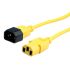 Roline Straight IEC C14 Plug to Straight IEC C13 Socket Power Cable, 3m