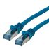 Roline Ethernet-kabel Cat6a, Blå LSZH kappe, 1.5m