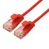 Roline Ethernet-kabel Cat6a, Rød LSZH kappe, 150mm