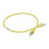 Legrand Cat6a Straight RJ45 to Straight RJ45 Ethernet Cable, F/UTP, Yellow PVC Sheath, 500mm