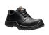 V12 Footwear Bison Women's Black Toe Capped Safety Shoes, UK 4, EU 37