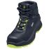 Uvex 68722 Black ESD Safe Composite Toe Capped Unisex Safety Boots, UK 13, EU 48