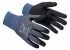 Guantes de trabajo Tilsatec serie EnVision, talla 10 de Fibra Negro (revestimiento), Azul oscuro (forro) con
