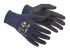 Tilsatec Black (Coating), Dark Blue (Liner) Cut Resistant Work Gloves, Size 8, Microfoam Coating