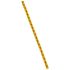 Legrand Clip On Cable Marker, Black on Yellow, Pre-printed "P", for Cable