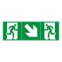 Legrand Adhesive Pre-Printed Adhesive Label-Emergency Route-