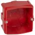 Legrand Red Plastic Back Box, IP20, 1 Gangs, 87 x 86 x 50mm