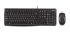 Logitech Wired Keyboard and Mouse Set, QWERTY (Italy), Black