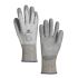 Kimberly Clark G60 Grey HPPE Cut Resistant Gloves, Size 9, Large, Polyurethane Coating