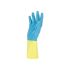 Kimberly Clark G80 Blue Latex Chemical Resistant Gloves, Size 10, XL, Latex, Neoprene Coating