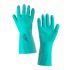 Kimberly Clark G80 Green Nitrile Chemical Resistant Gloves, Size 8, Medium, Nitrile Coating