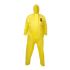Mono desechable Kimberly Clark de color Amarillo, talla XXL, propiedades: Resistente a sustancias químicas