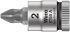 Wera 1/4 in Drive Bit Socket, Pozidriv Bit, PZ2, 100 mm Overall Length