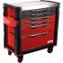SAM 6 drawer Stainless Steel Wheeled Tool Trolley, 1.006m x 510mm x 1.162m